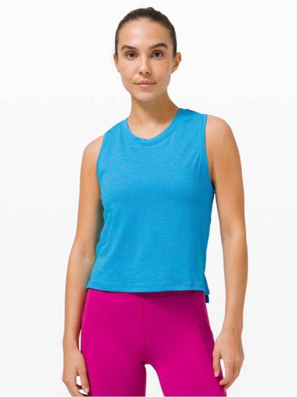 Lululemon Train to Be Tank *Camo
Dot Camo Turquoise Tide